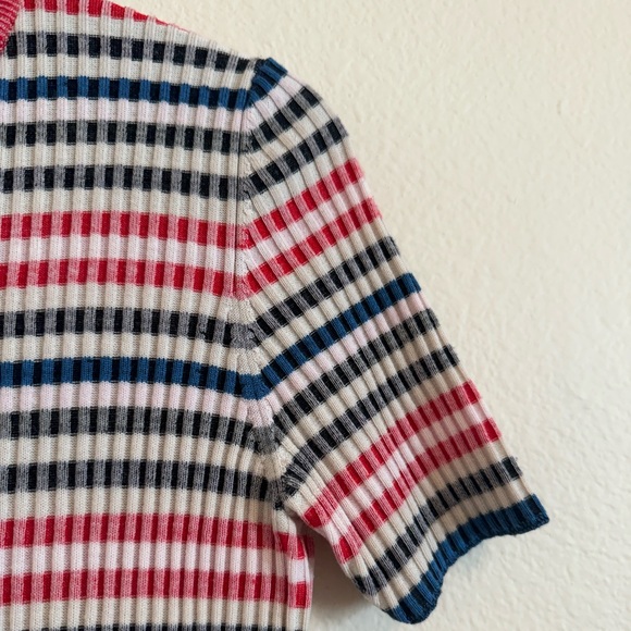 AKRIS PUNTO Wool Short-Sleeve Sweater - Picture 13 of 15